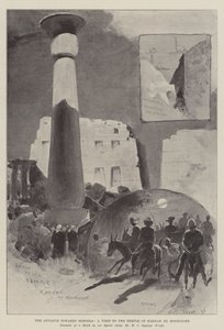 The Advance towards Dongola, a Visit to the Temple of Karnak by Moonlight by Henry Charles Seppings Wright